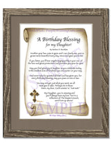 A Birthday Blessing for my Daughter! - Birthday Gift - PurpleWishingGate.com