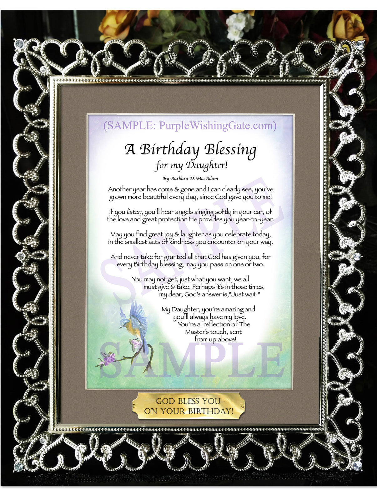 A Birthday Blessing for my Daughter! - Birthday Gift - PurpleWishingGate.com