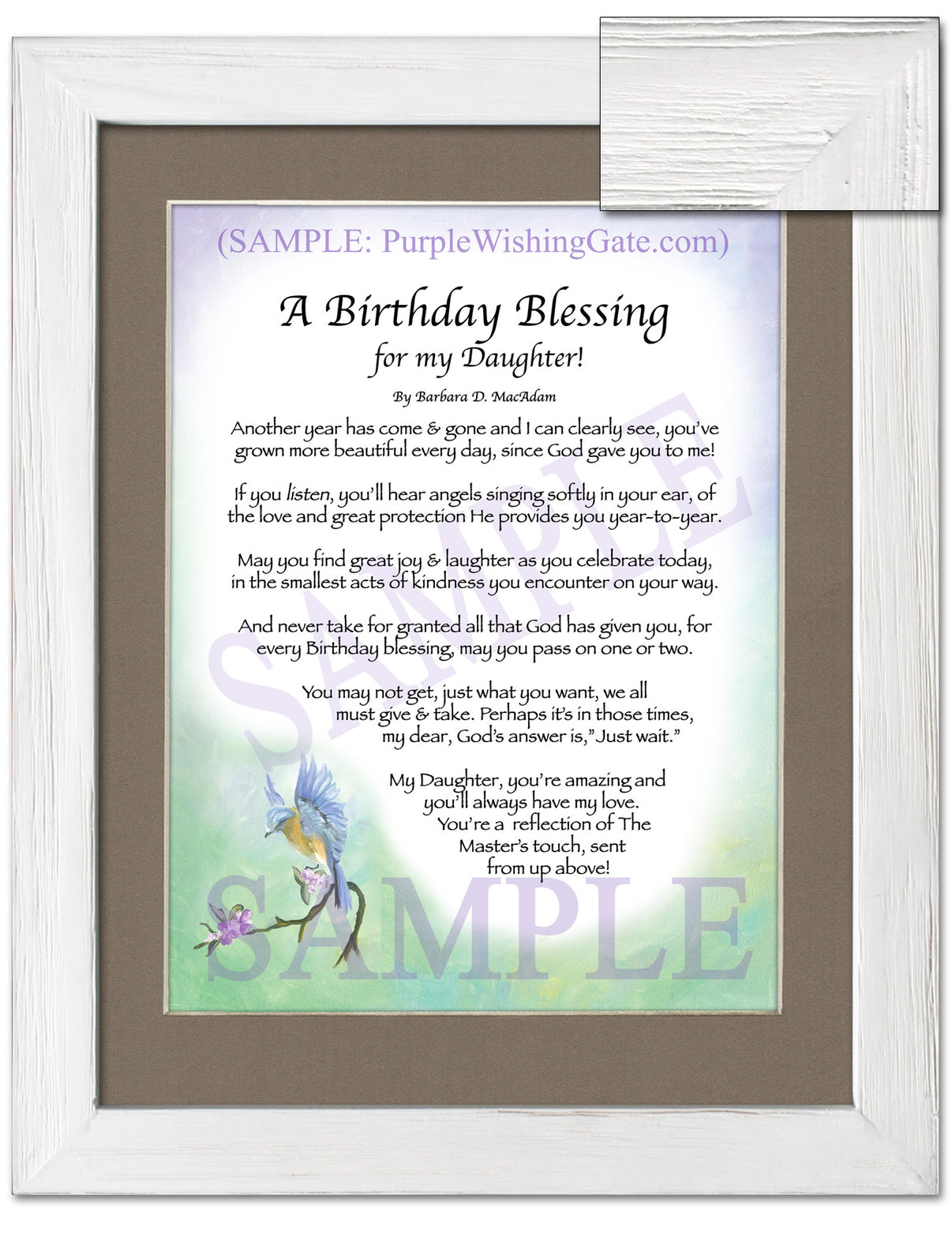 A Birthday Blessing for my Daughter! - Birthday Gift - PurpleWishingGate.com