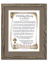 A Birthday Blessing for my Godfather! - Birthday Gift - PurpleWishingGate.com