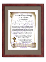 A Birthday Blessing for my Godfather! - Birthday Gift - PurpleWishingGate.com