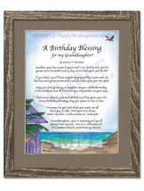 A Birthday Blessing for my Granddaughter! - Birthday Gift - PurpleWishingGate.com