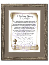 A Birthday Blessing for my Grandfather! - Birthday Gift - PurpleWishingGate.com