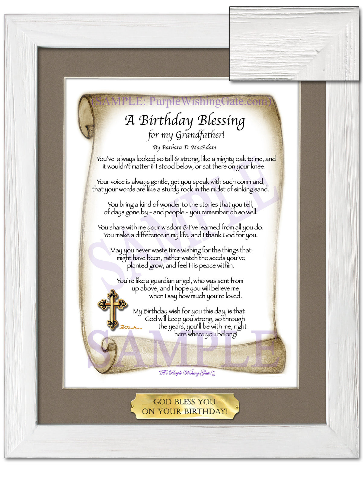 A Birthday Blessing for my Grandfather! - Birthday Gift - PurpleWishingGate.com