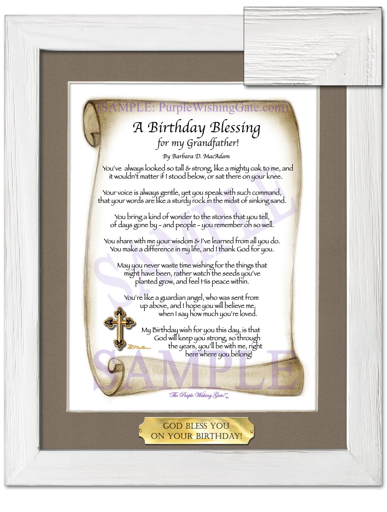 A Birthday Blessing for my Grandfather! - Birthday Gift - PurpleWishingGate.com