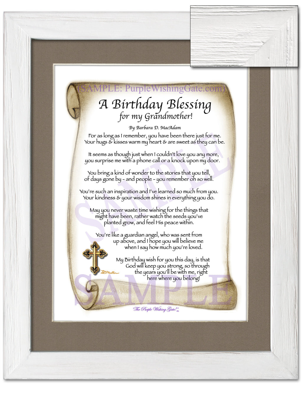 A Birthday Blessing for my Grandmother! - Birthday Gift - PurpleWishingGate.com