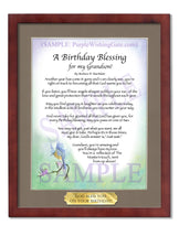 A Birthday Blessing for my Grandson! - Birthday Gift - PurpleWishingGate.com
