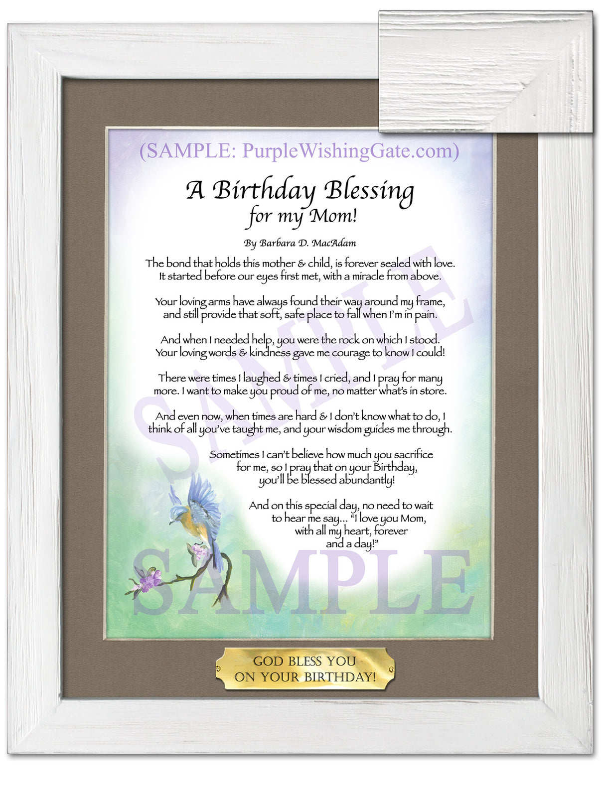 A Birthday Blessing for my Mom! - Birthday Gift - PurpleWishingGate.com