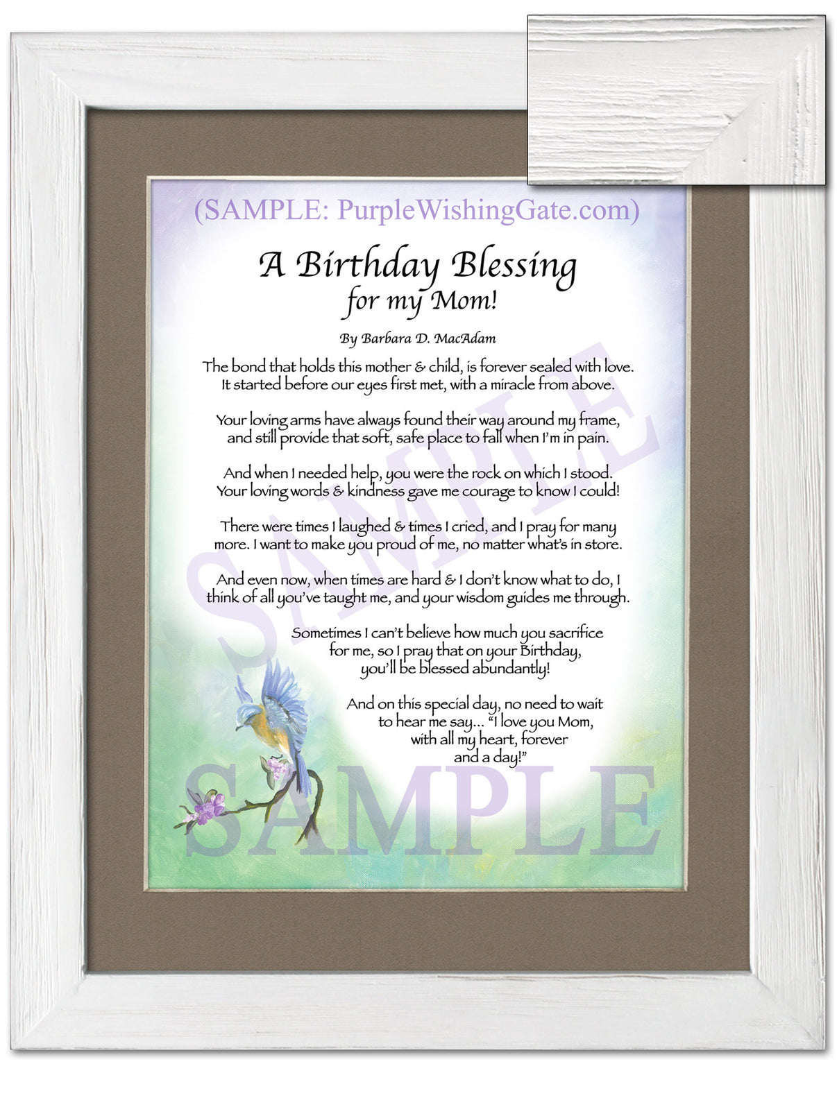 A Birthday Blessing for my Mom! - Birthday Gift - PurpleWishingGate.com