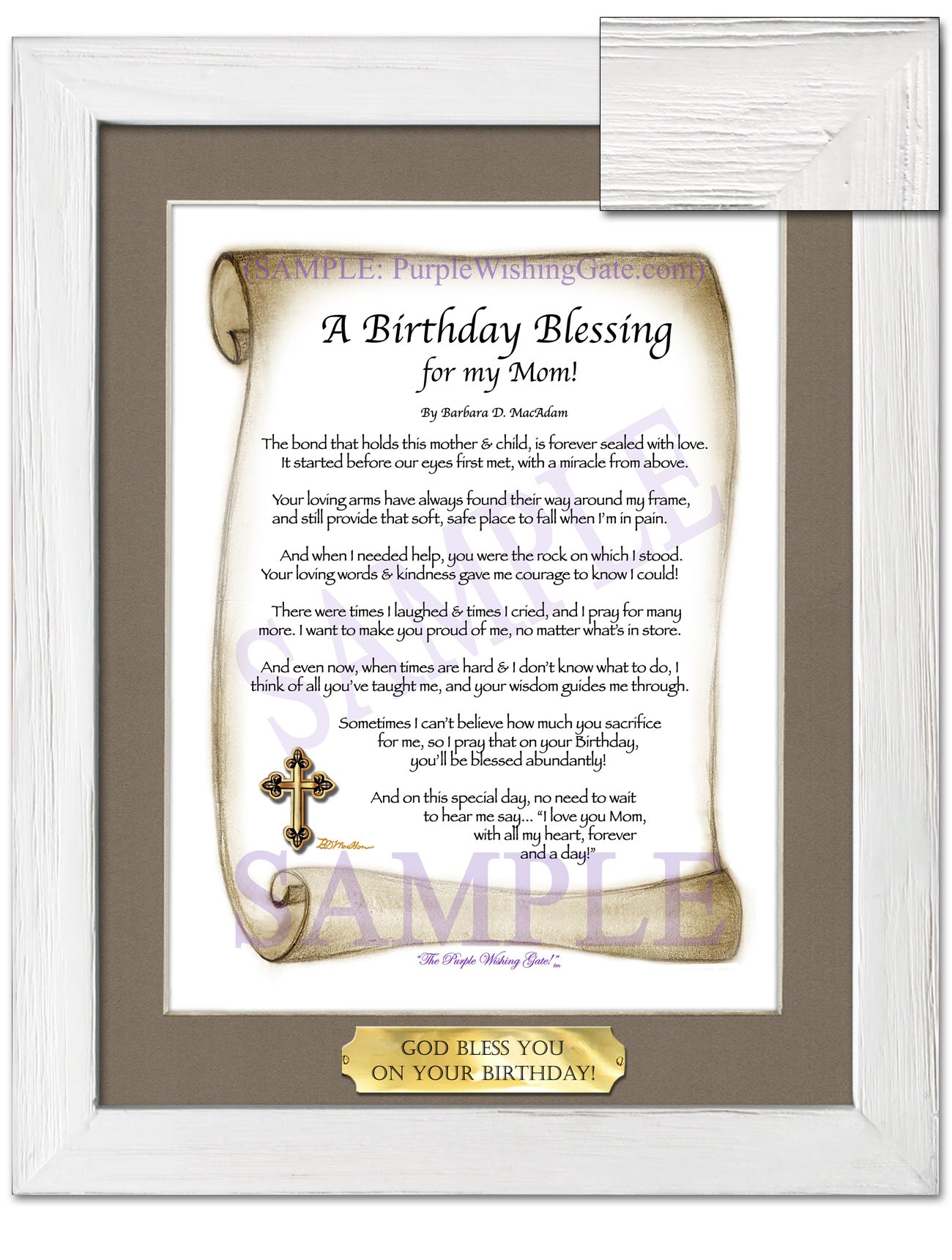 A Birthday Blessing for my Mom! - Birthday Gift - PurpleWishingGate.com