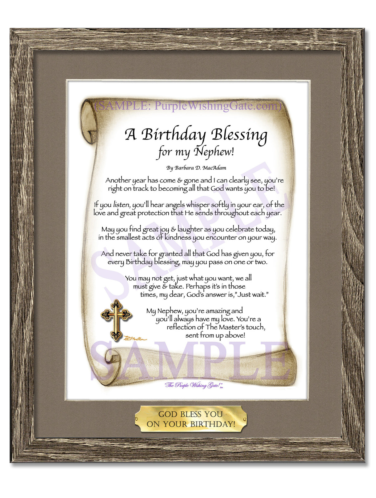 A Birthday Blessing for my Nephew! - Birthday Gift - PurpleWishingGate.com