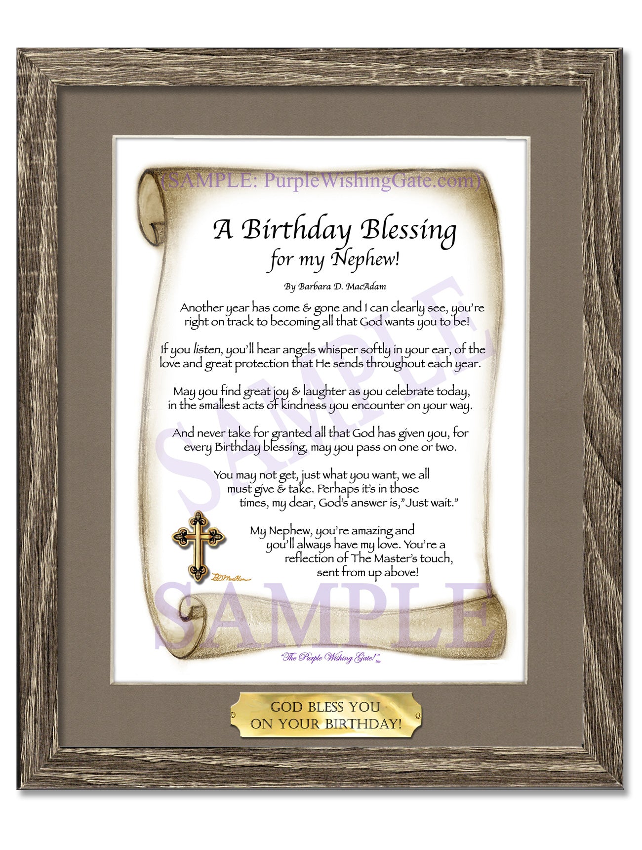 A Birthday Blessing for my Nephew! - Birthday Gift - PurpleWishingGate.com