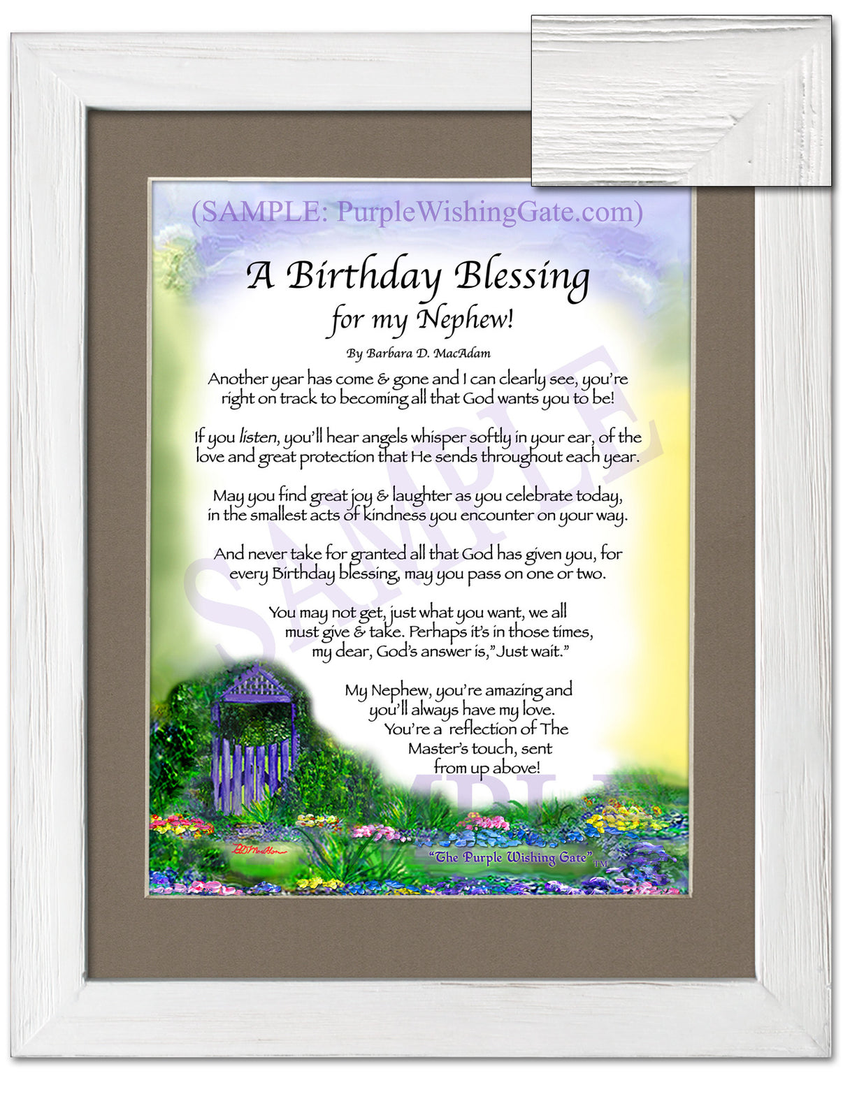 A Birthday Blessing for my Nephew! - Birthday Gift - PurpleWishingGate.com