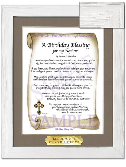 A Birthday Blessing for my Nephew! - Birthday Gift - PurpleWishingGate.com