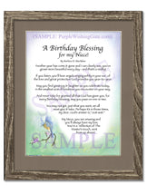 A Birthday Blessing for my Niece! - Birthday Gift - PurpleWishingGate.com