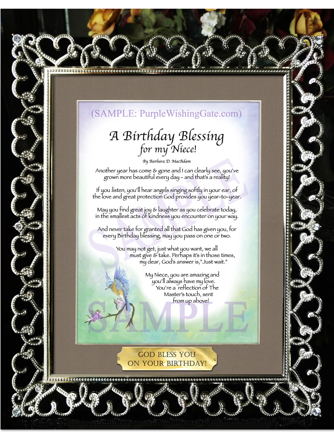 A Birthday Blessing for my Niece! - Birthday Gift - PurpleWishingGate.com