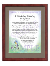 A Birthday Blessing for my Niece! - Birthday Gift - PurpleWishingGate.com