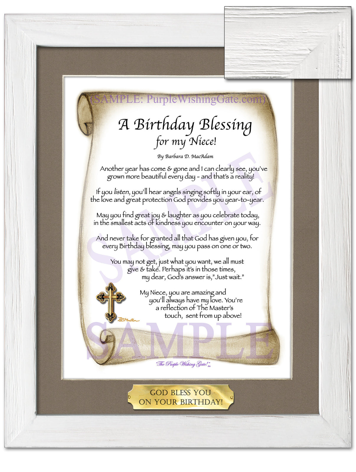 A Birthday Blessing for my Niece! - Birthday Gift - PurpleWishingGate.com
