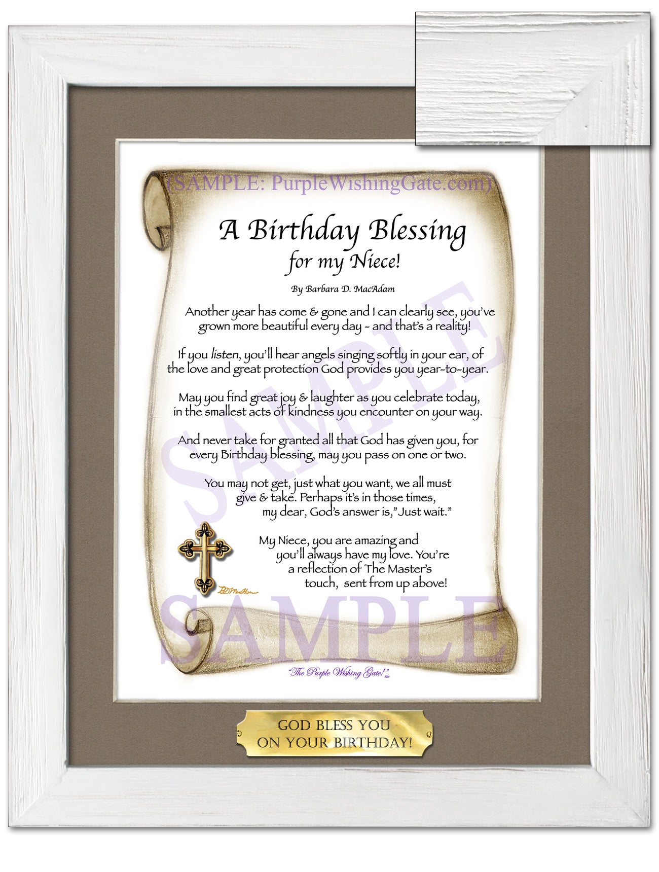 A Birthday Blessing for my Niece! - Birthday Gift - PurpleWishingGate.com