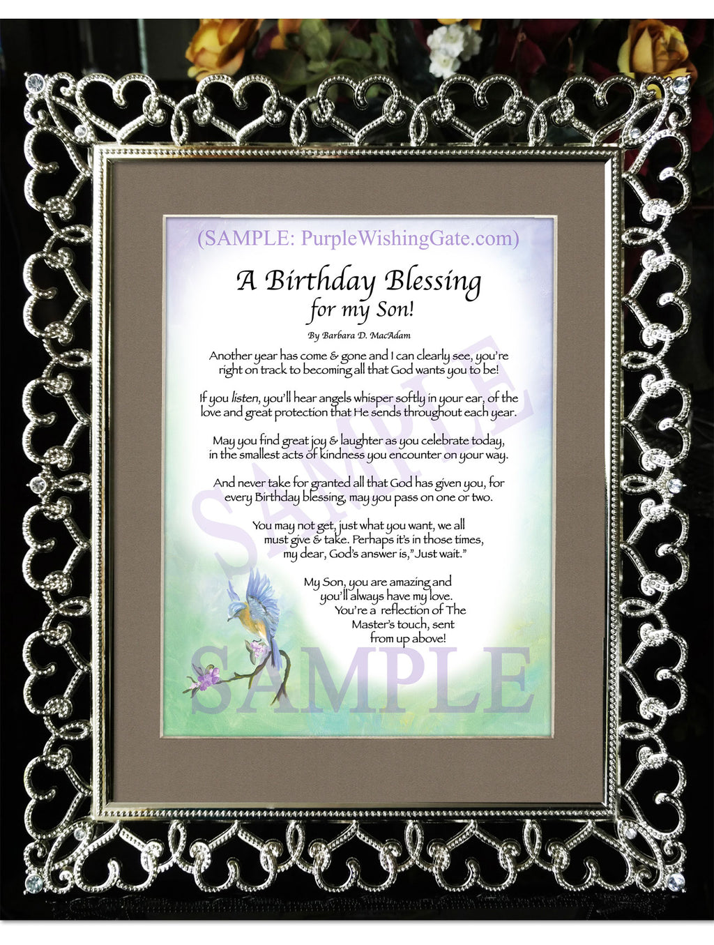 A Birthday Blessing for my Son! - Birthday Gift - PurpleWishingGate.com
