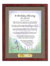 A Birthday Blessing for my Son! - Birthday Gift - PurpleWishingGate.com