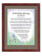 A Birthday Blessing for my Son! - Birthday Gift - PurpleWishingGate.com