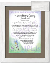 A Birthday Blessing for my Son! - Birthday Gift - PurpleWishingGate.com