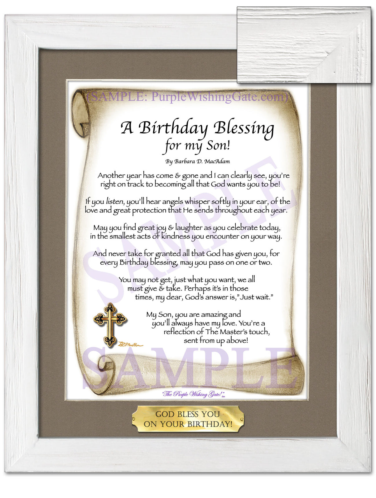 A Birthday Blessing for my Son! - Birthday Gift - PurpleWishingGate.com