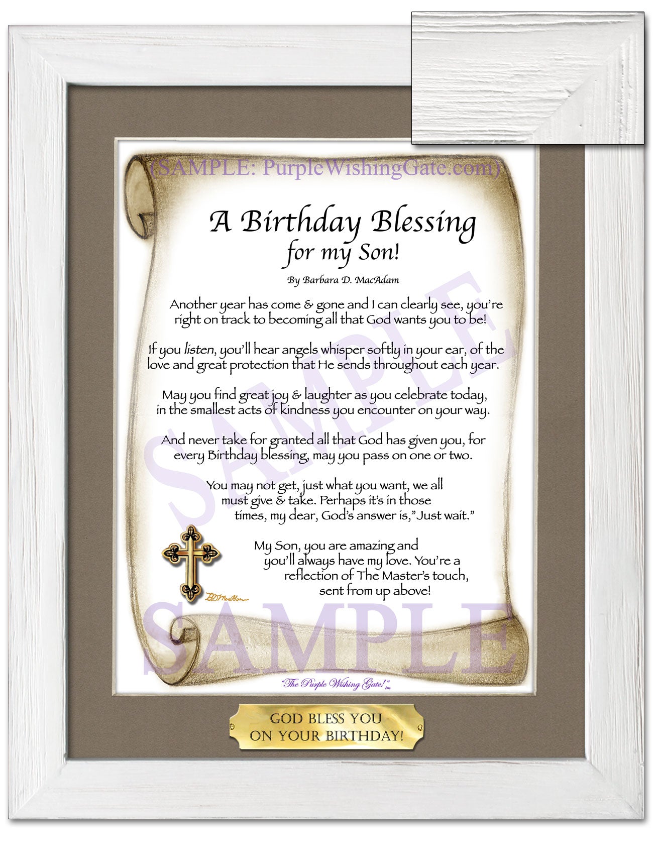 A Birthday Blessing for my Son! - Birthday Gift - PurpleWishingGate.com