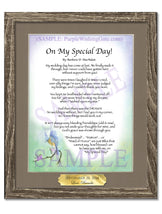 On My Special Day! (bridal party gift) - Wedding Gift - PurpleWishingGate.com