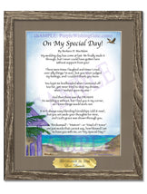 On My Special Day! (bridal party gift) - Wedding Gift - PurpleWishingGate.com