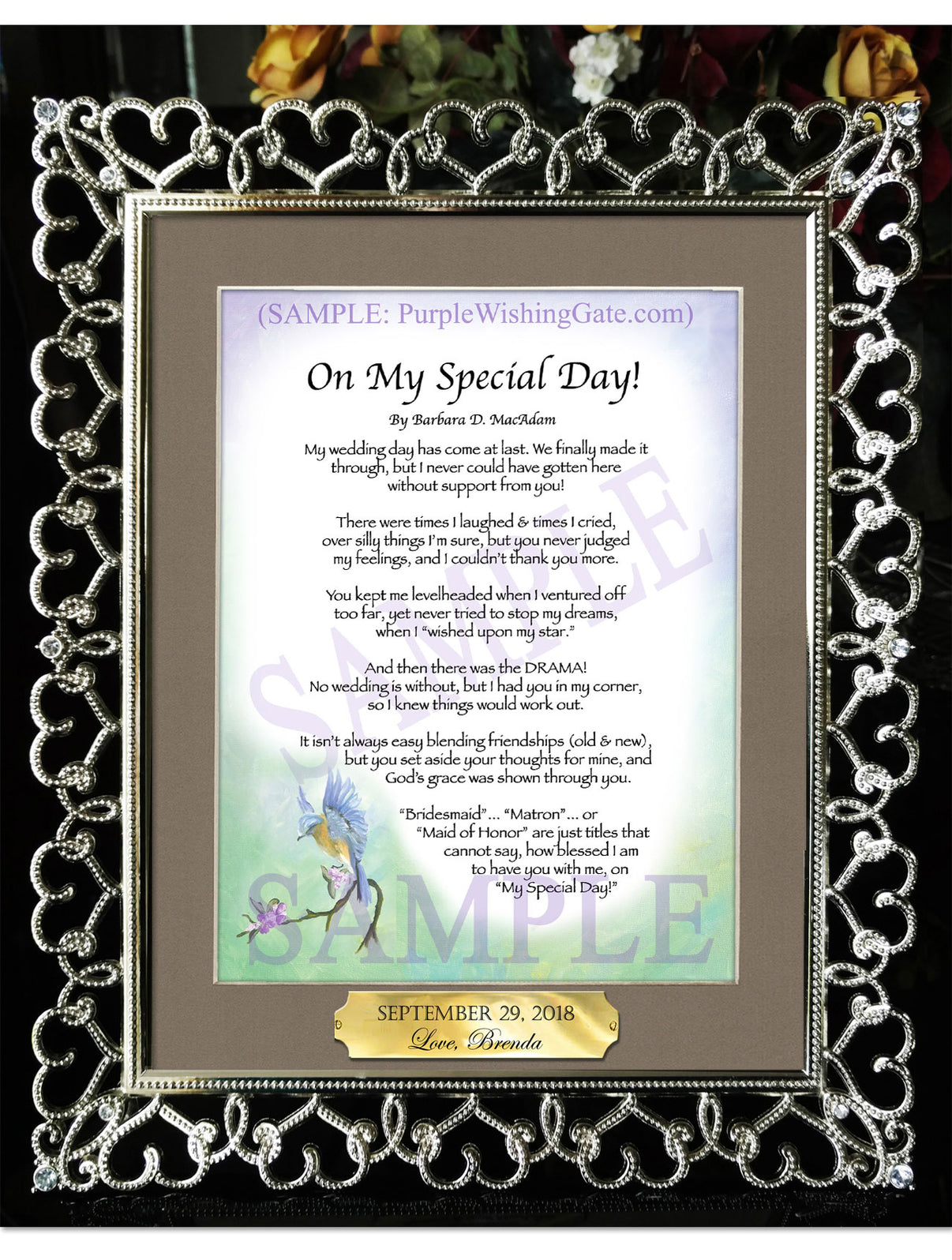 On My Special Day! (bridal party gift) - Wedding Gift - PurpleWishingGate.com