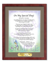 On My Special Day! (bridal party gift) - Wedding Gift - PurpleWishingGate.com