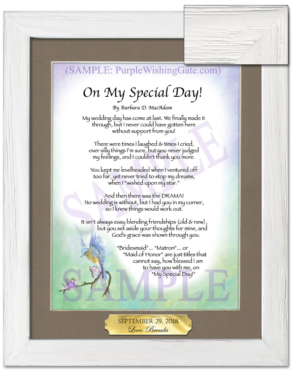 On My Special Day! (bridal party gift) - Wedding Gift - PurpleWishingGate.com