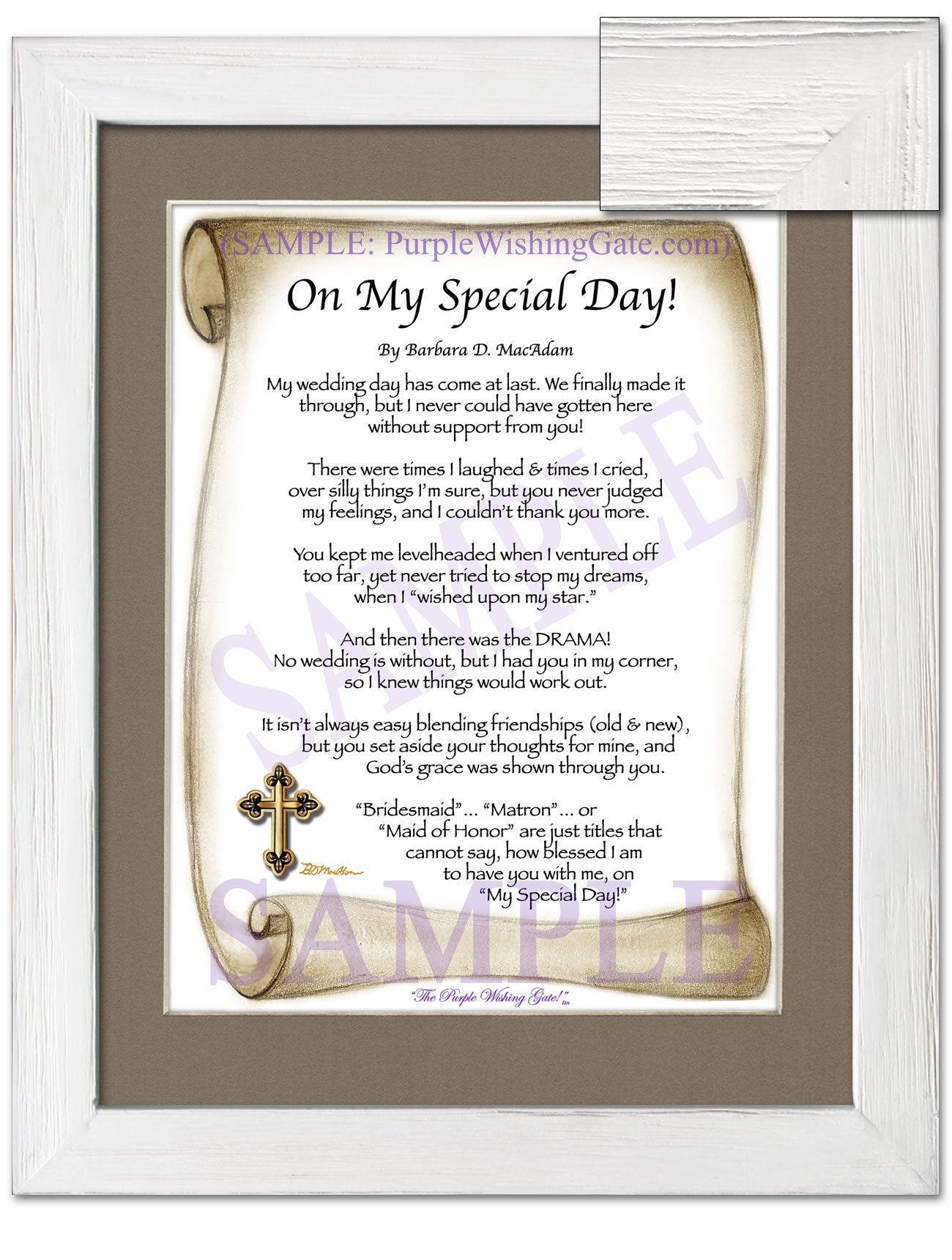 On My Special Day! (bridal party gift) - Wedding Gift - PurpleWishingGate.com