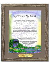 My Brother, My Friend - Gifts for Brother - PurpleWishingGate.com