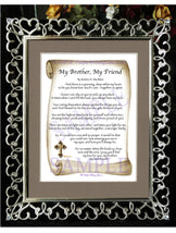 My Brother, My Friend - Gifts for Brother - PurpleWishingGate.com