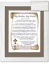 My Brother, My Friend - Gifts for Brother - PurpleWishingGate.com