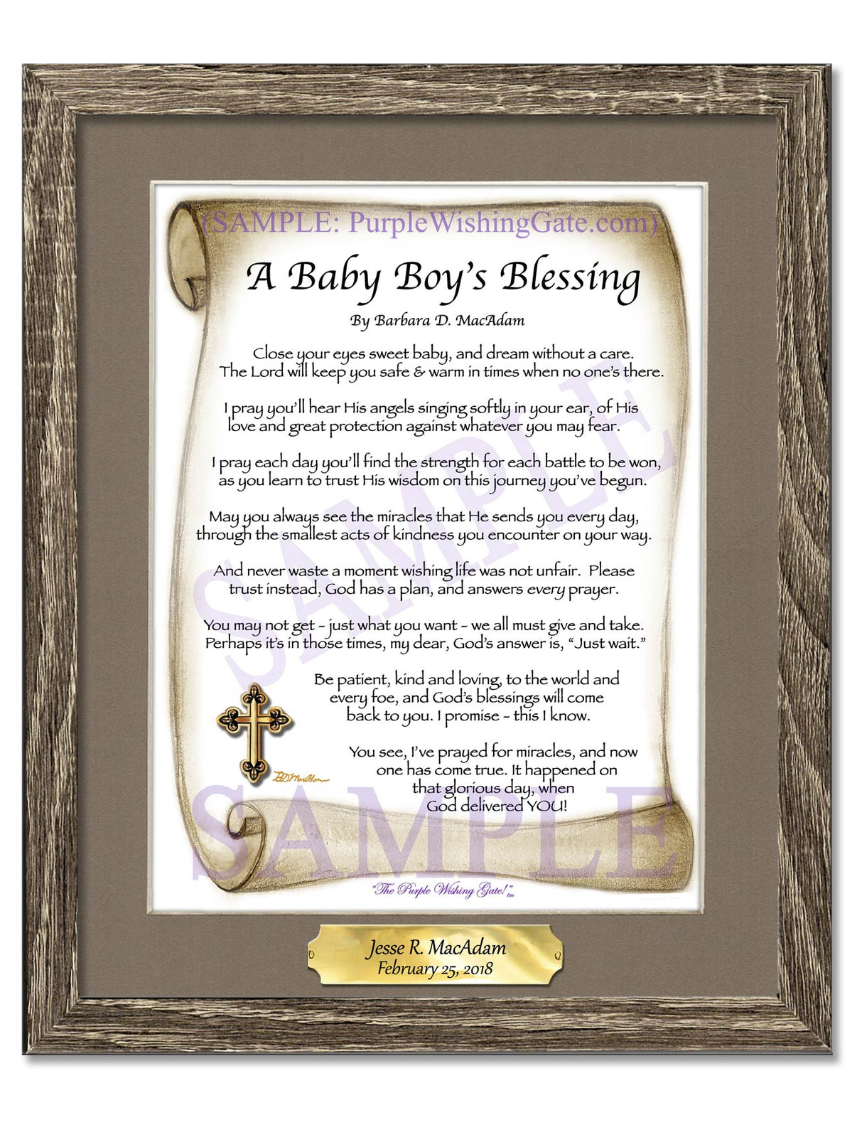 A Baby Boy's Blessing