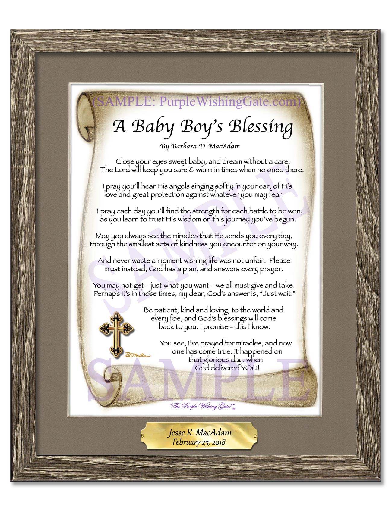 A Baby Boy's Blessing