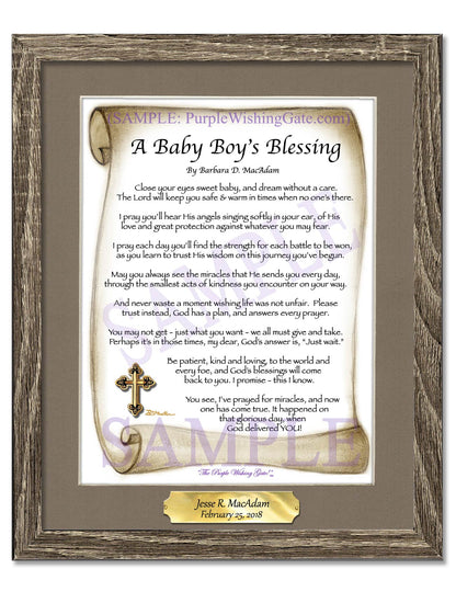 A Baby Boy's Blessing