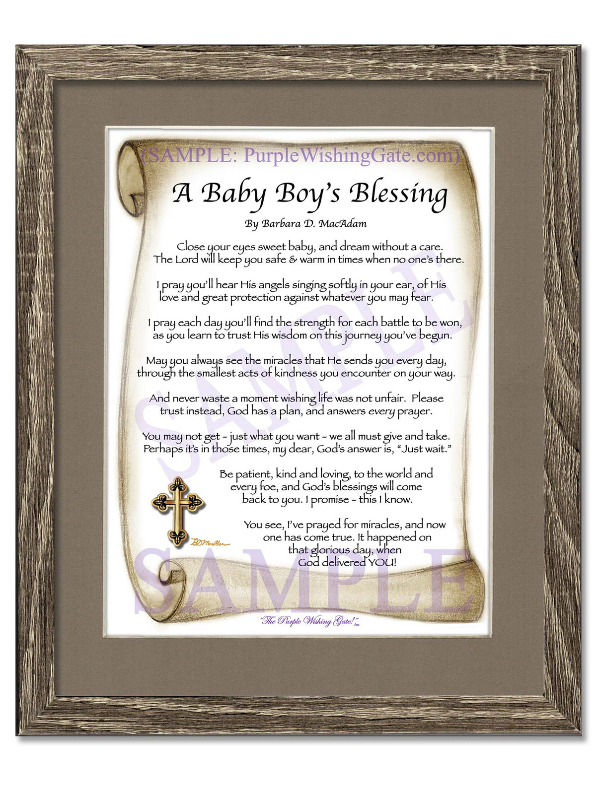 A Baby Boy's Blessing