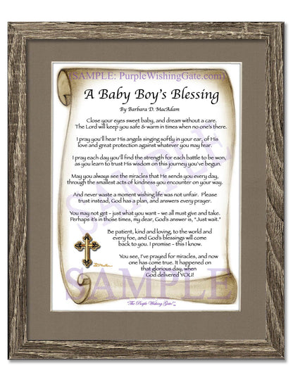 A Baby Boy's Blessing
