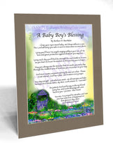 A Baby Boy's Blessing - Baby Gift - PurpleWishingGate.com