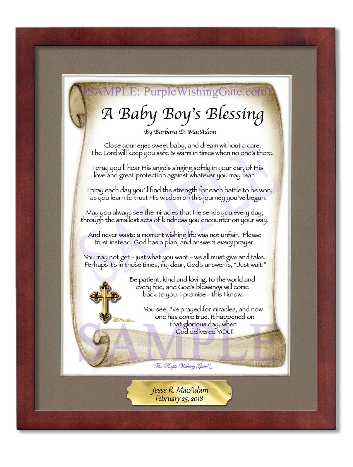 A Baby Boy's Blessing