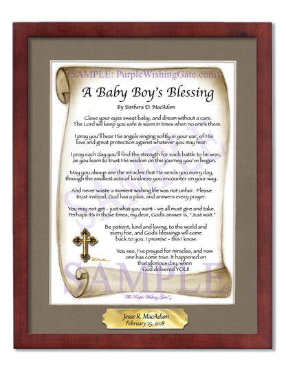 A Baby Boy's Blessing
