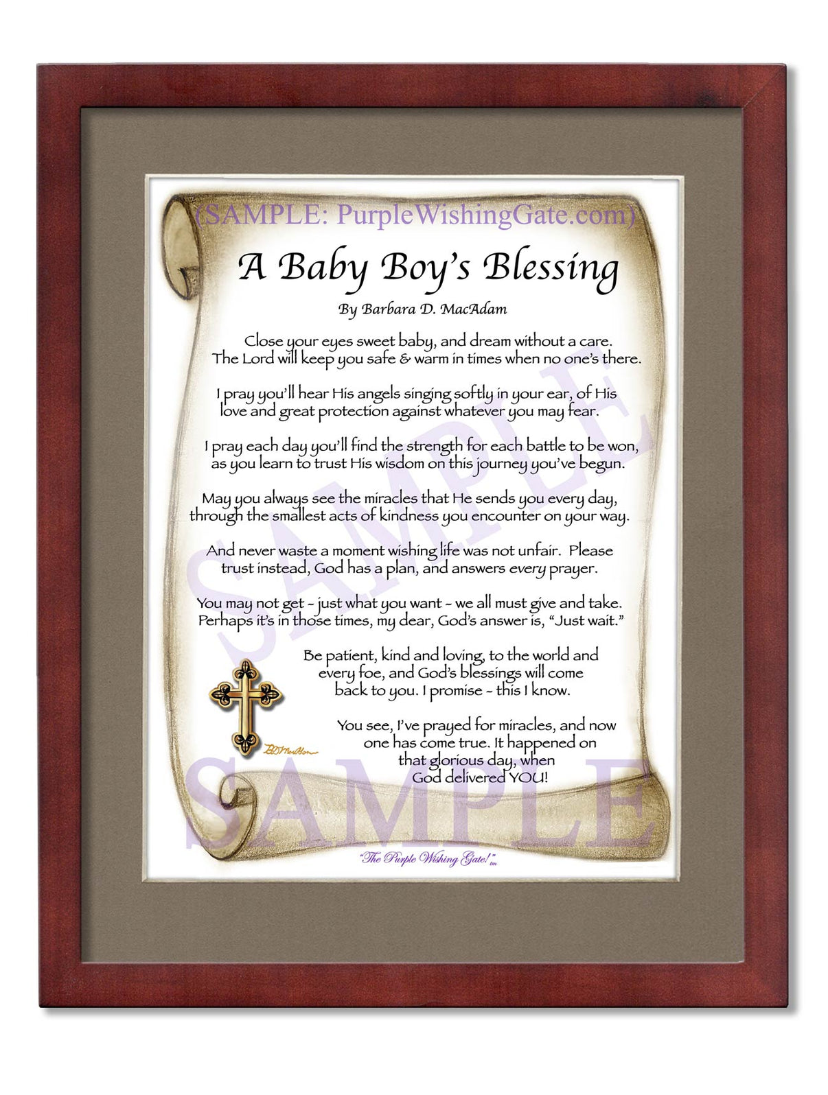 A Baby Boy's Blessing