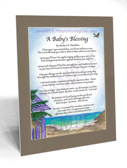 A Baby's Blessing - Baby Gift - PurpleWishingGate.com