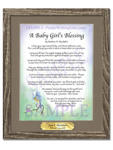 A Baby Girl's Blessing