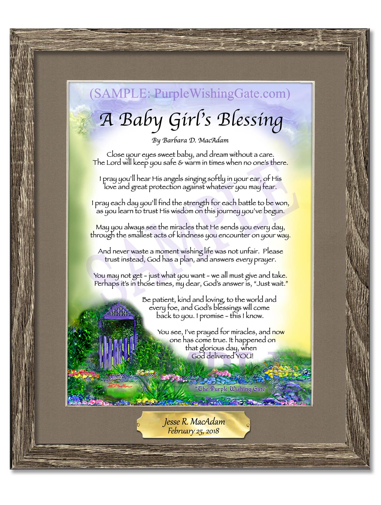 A Baby Girl's Blessing